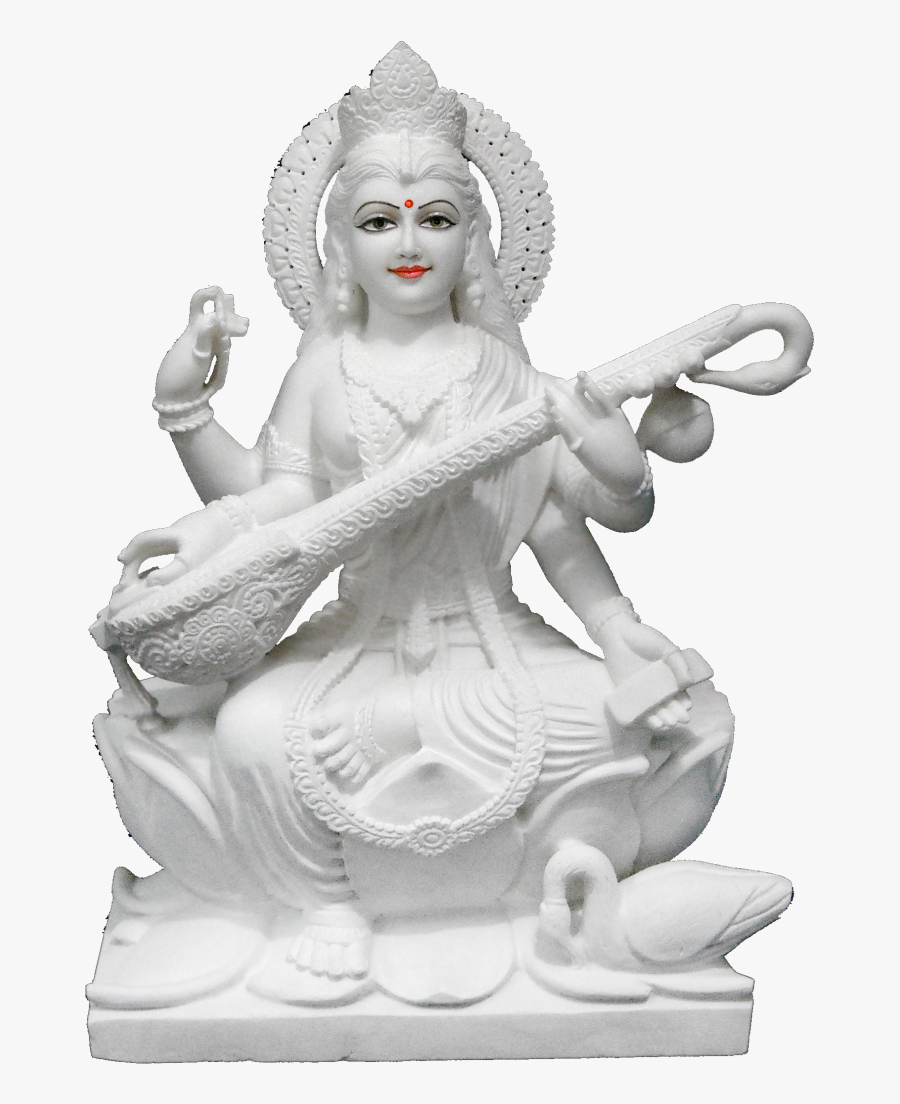 Sarswati Maa Png - Saraswati Mata Murti Png, Transparent Clipart