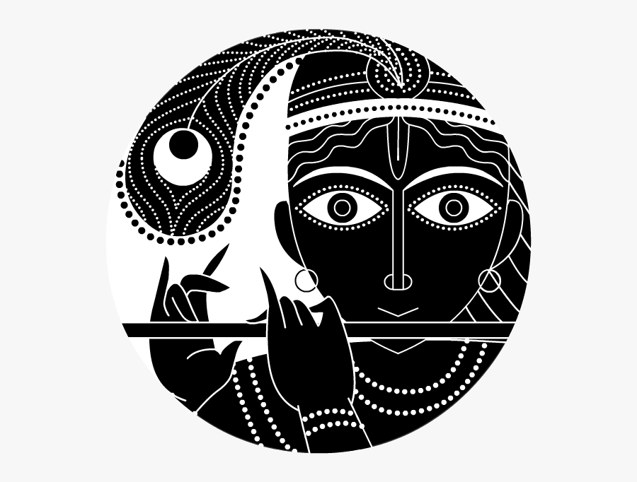 Vishnu Black And White, Transparent Clipart