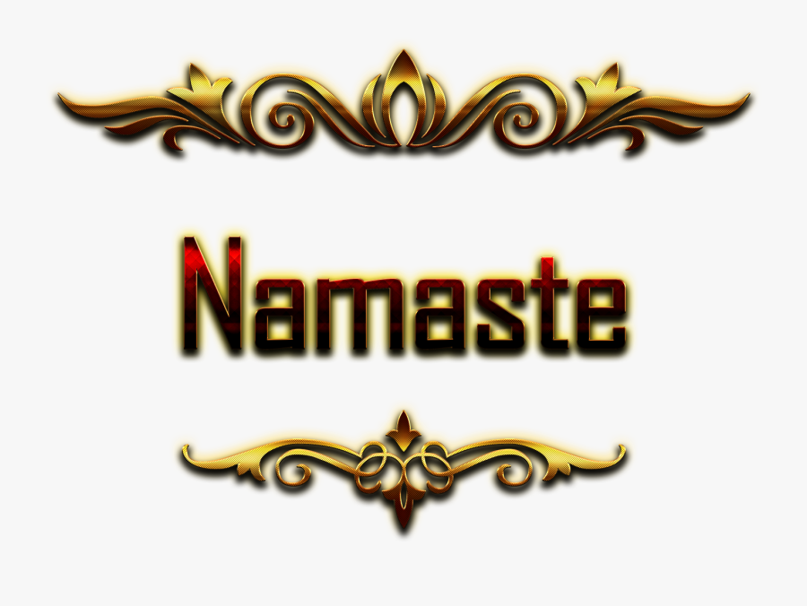 Namaste Symbol Transparent - Sagar Name, Transparent Clipart