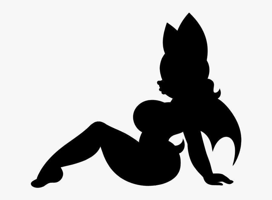Rouge The Bat Sexy Mudflap Girl Design Mudflap Booty - Rouge The Bat Silhouette, Transparent Clipart