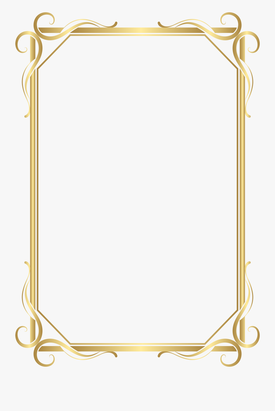 Clipart Frame Boarder - Border Frames Transparent Background, Transparent Clipart