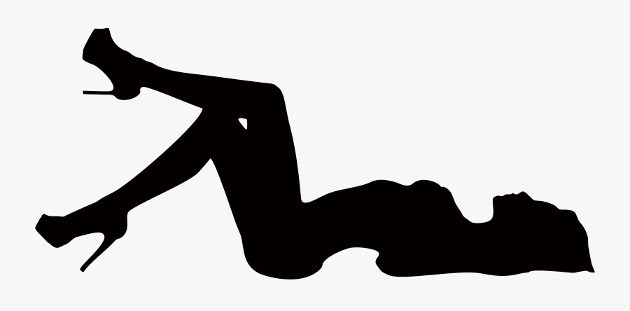 Women Shoes Clipart Silhouettes Vector Free Download - Sexy Woman Silhouette Png, Transparent Clipart