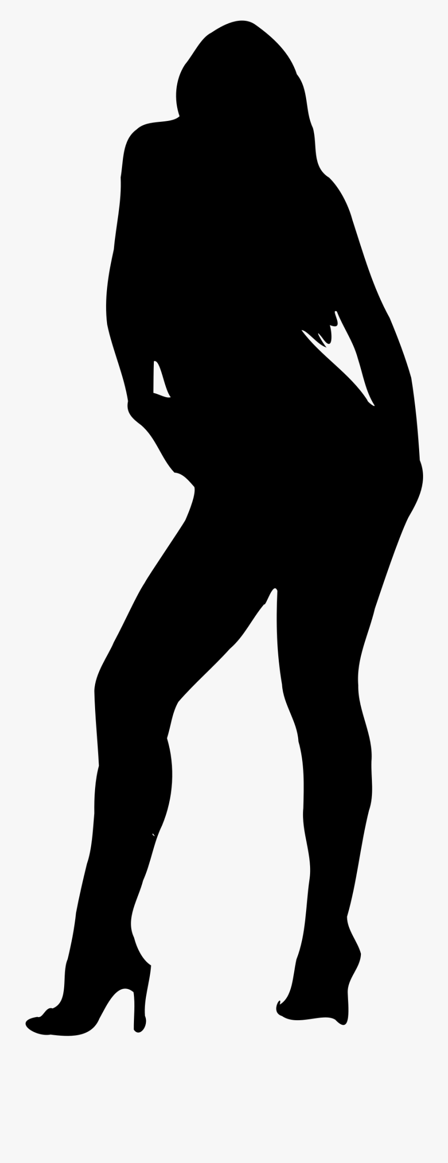 Woman Silhouette - Sexy Woman Silhouette Transparent Background, Transparent Clipart
