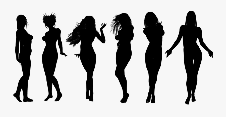 Sexy Woman Silhouette Png -woman, Female, Silhouette, - Тип Фигур У Девушек, Transparent Clipart