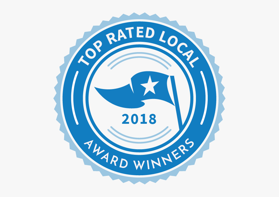 2018 Top Rated Local Award Winner For Best Landscaper - Emblem, Transparent Clipart