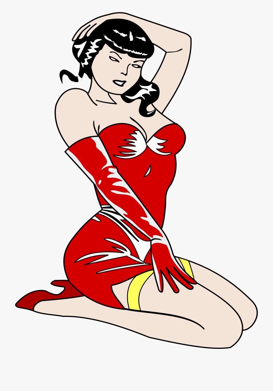 Revenge Spells - Pin Up Prostitute, Transparent Clipart