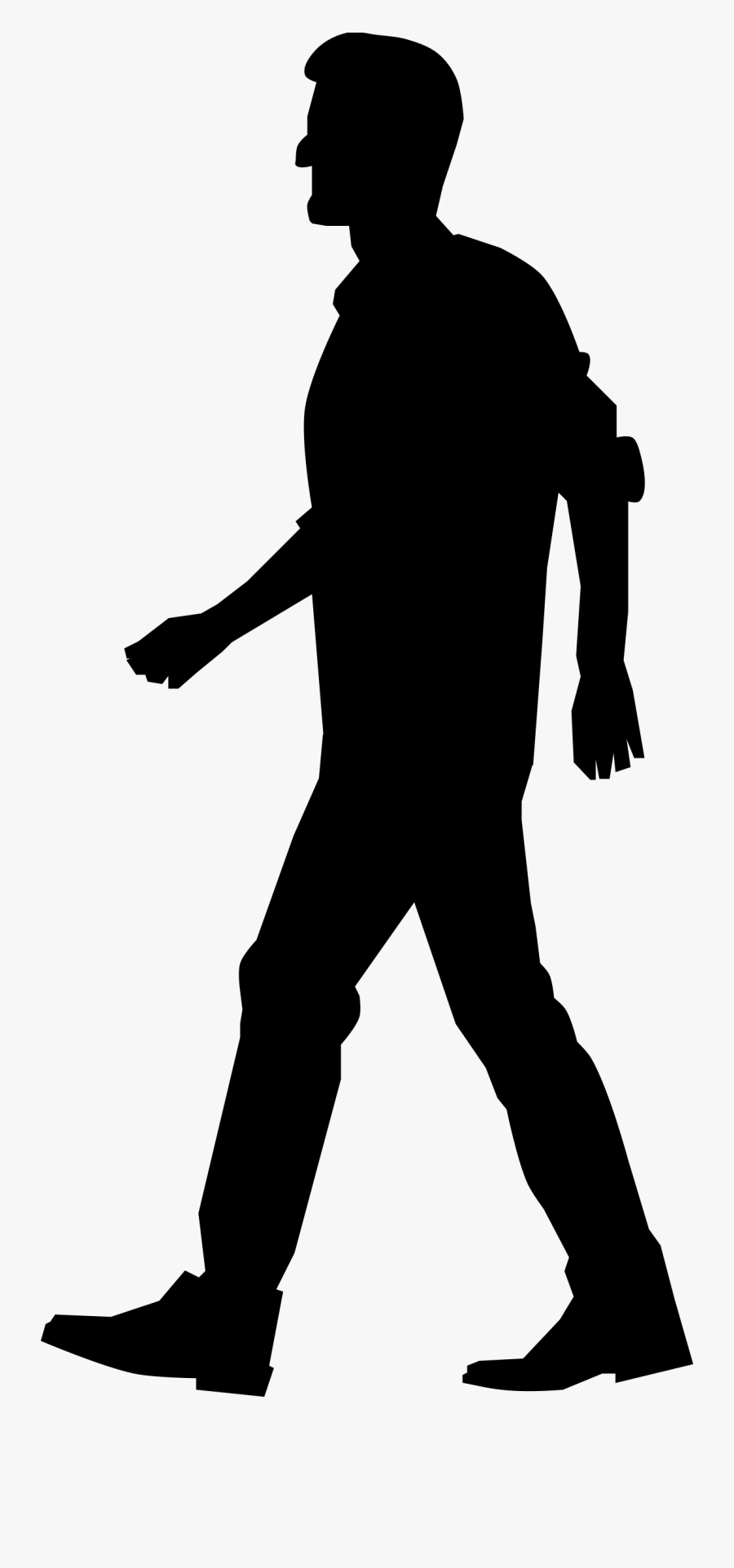 Sexy Tits Girls Pics - People Walking Silhouette Png, Transparent Clipart