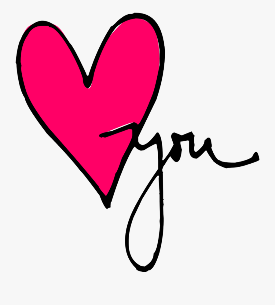 Free Heart Cliparts, Free Clipart, Word Clipart - Word Love You Clipart, Transparent Clipart