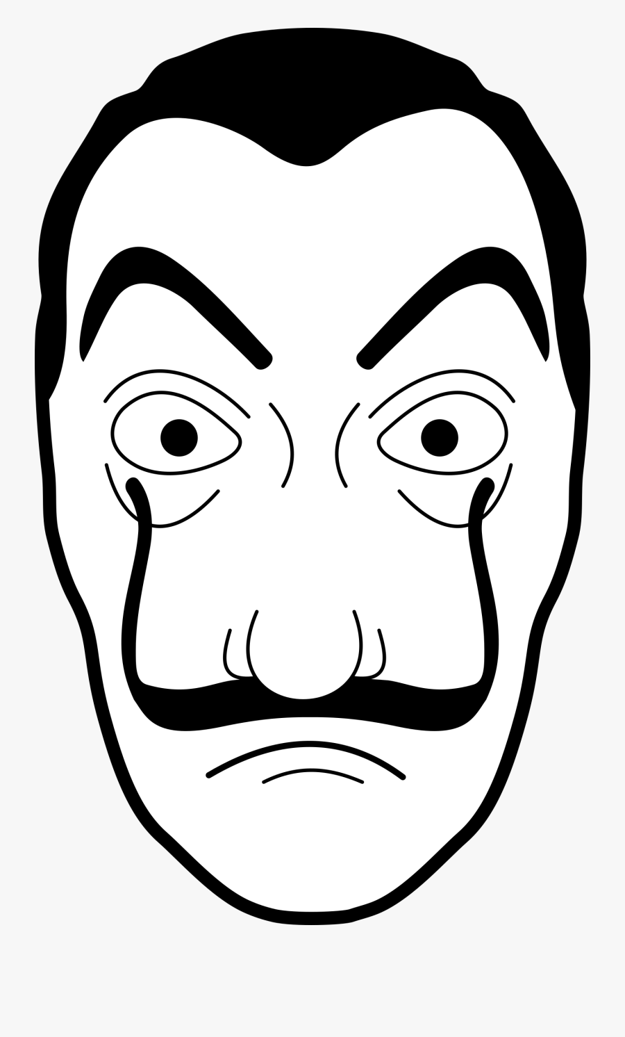 Clip Art Library Stock Salvador Dali Big Image Png - Casa De Papel Logo, Transparent Clipart