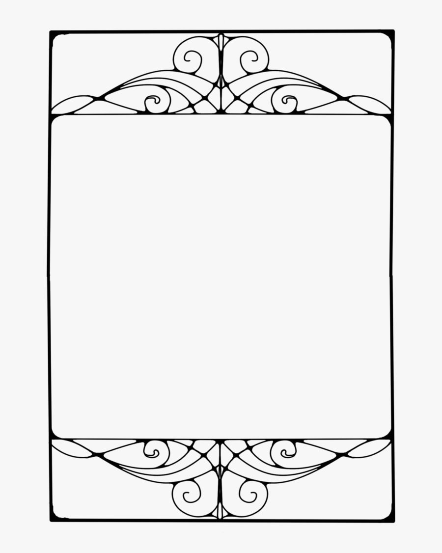 521 Nouveau Frame 08 By Tigers-stock On Clipart Library - Frame Art Nouveau Png, Transparent Clipart