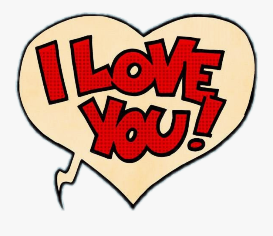 Comic I Love You Clipart , Png Download - Emblem, Transparent Clipart