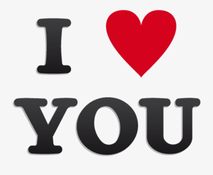 Transparent I Love You Clipart - Love You In English, Transparent Clipart
