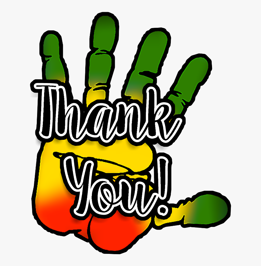 Rasta Thank You Card Clipart , Png Download - Rasta Thank You Cards, Transparent Clipart