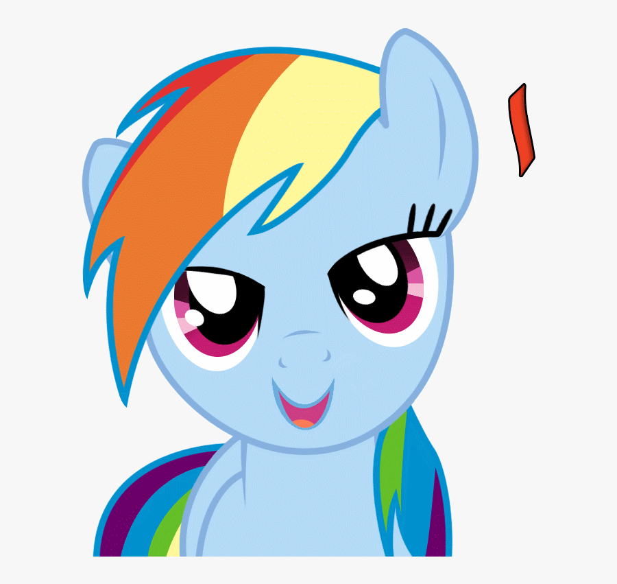 I Love You Love Gif - Rainbow Dash Fight Gif, Transparent Clipart