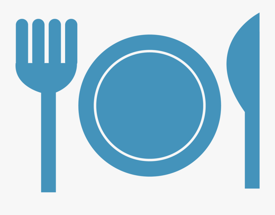 Grocery Clipart Food Parcel - Food Icon Png Blue , Free Transparent