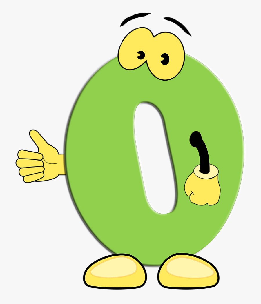 Green Muscles Cliparts 16, Buy Clip Art - Zero Digit Cartoon Png, Transparent Clipart