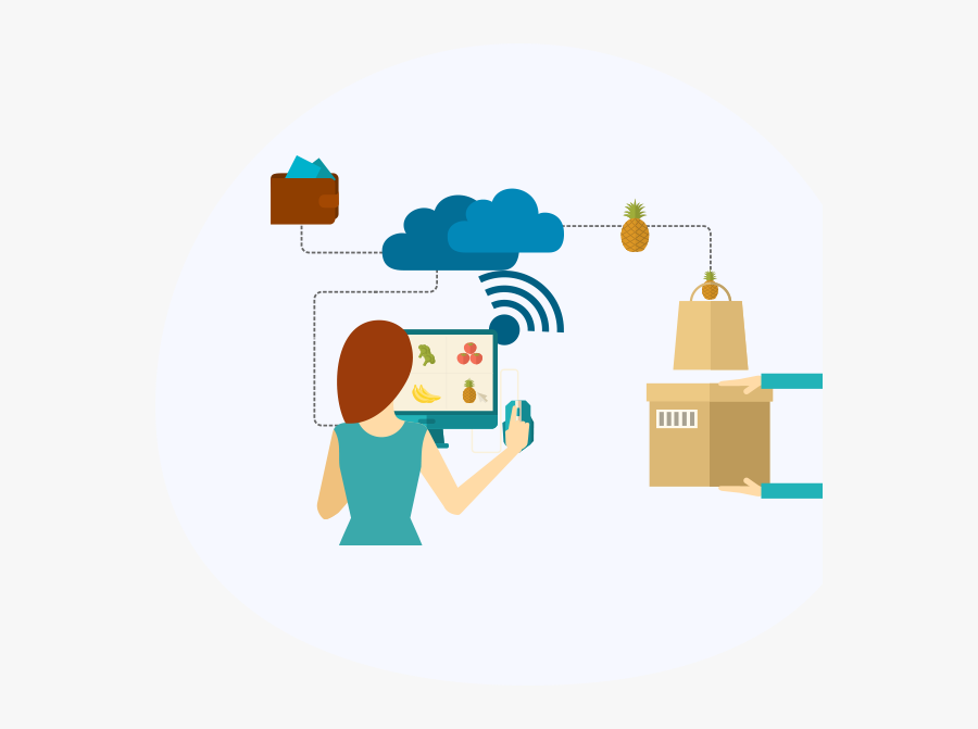 Grocery Ecommerce Store Solution - Online Shopping, Transparent Clipart