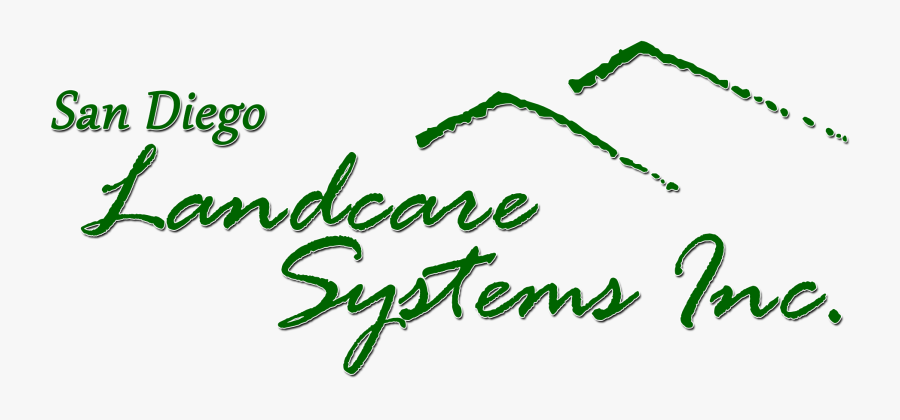 Landscape Design San Diego Ca Landscape Contractor - Calligraphy, Transparent Clipart