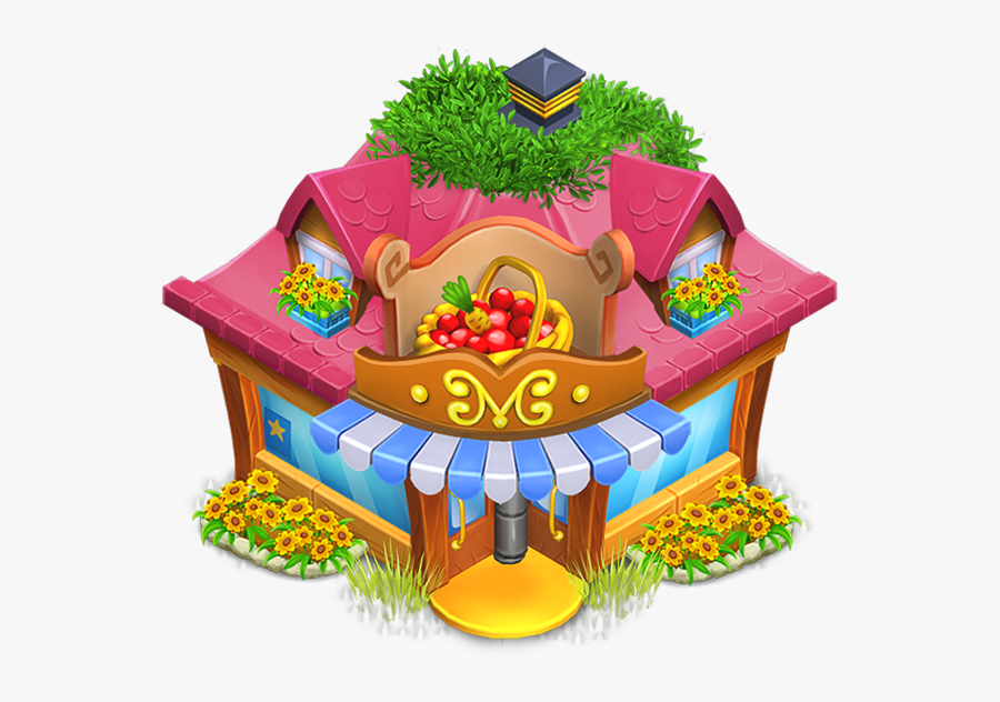 Transparent Grocery Store Png - Base Hay Day Level 34, Transparent Clipart