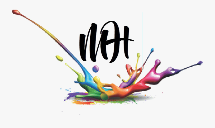 One Of My Numerous Monotonous Trips To The Grocery - Transparent Colour Splash Background, Transparent Clipart