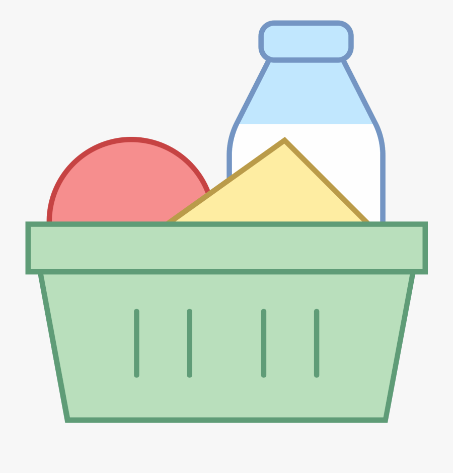 The Logo Displays A Shopping Basket One Would Use In - Ingredientes Icon Png, Transparent Clipart