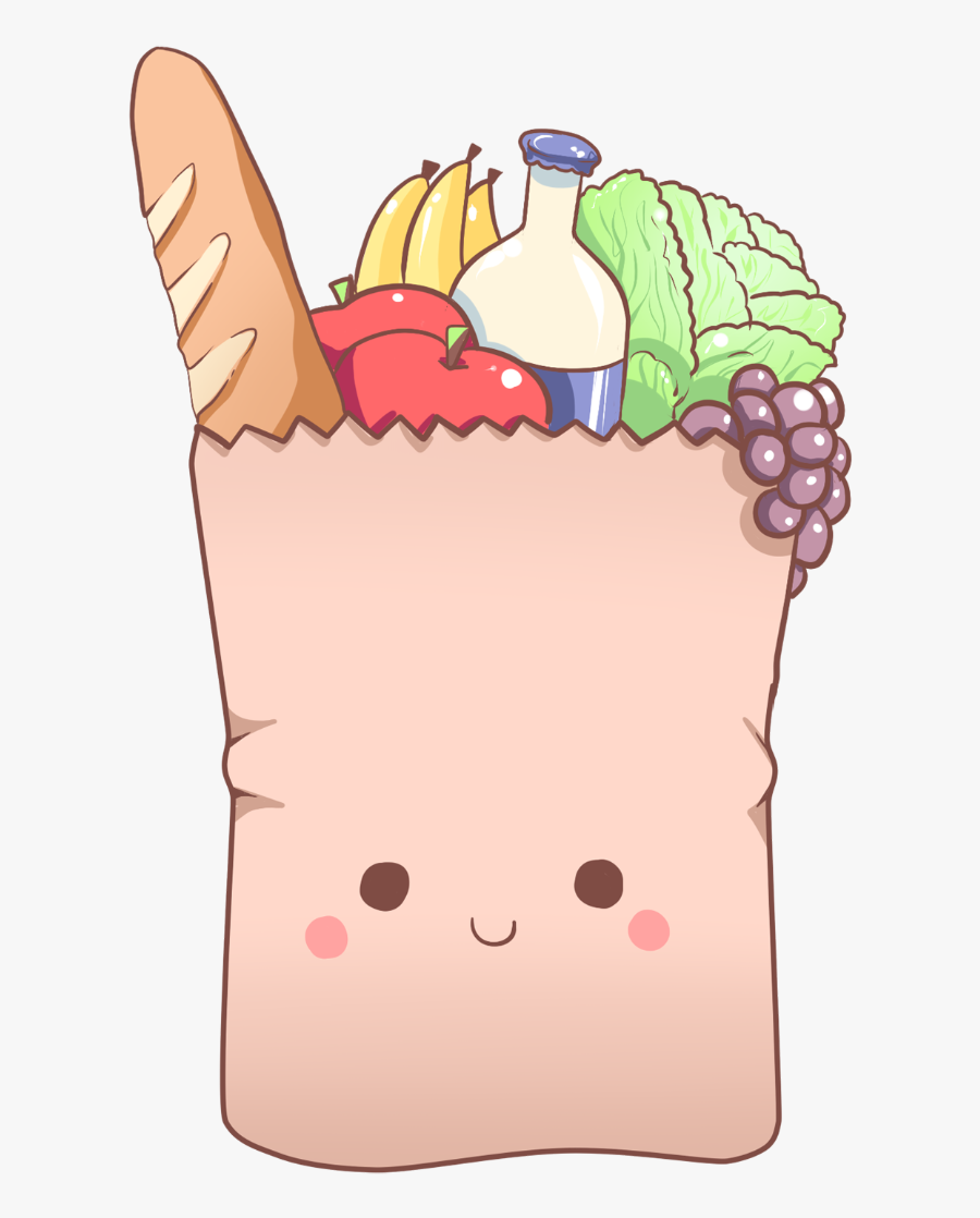 55-grocerybag, Transparent Clipart