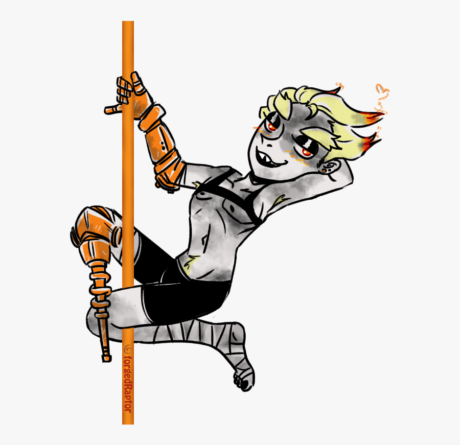 “hear Me Out In A Stream We Talked About How Junkrat - Cartoon, Transparent Clipart