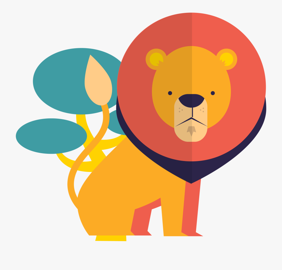 Giraffe Animal Euclidean Vector Zoo - Lion, Transparent Clipart