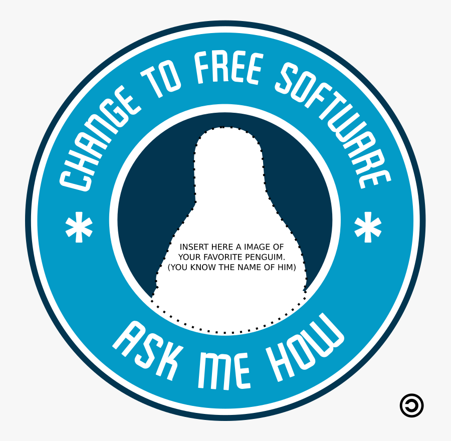 Change To Free Software - Circle, Transparent Clipart