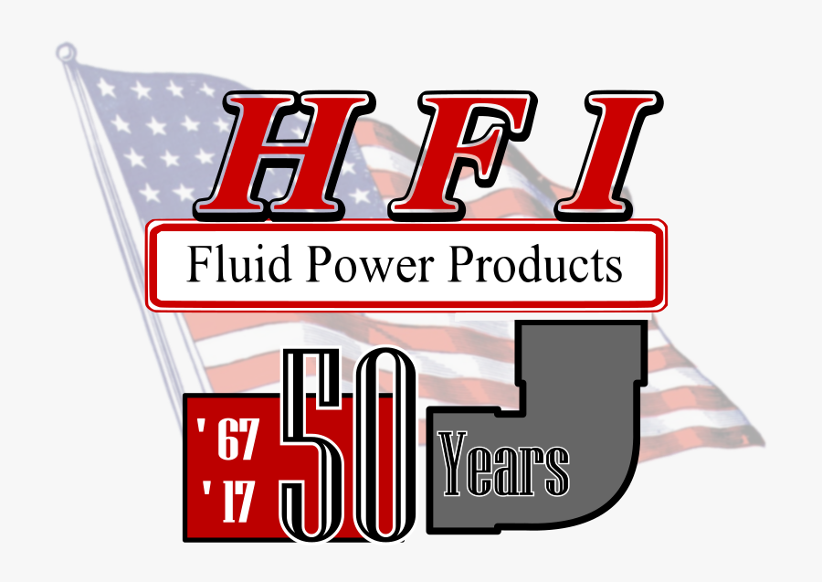 Hfi Fluid Power Products 50th Anniversary, Transparent Clipart