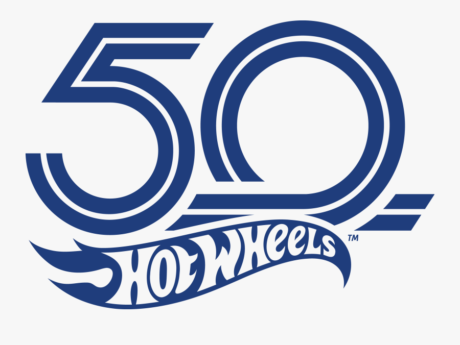 2018 Hot Wheels 50th Logo - Hot Wheels 50th Logo, Transparent Clipart