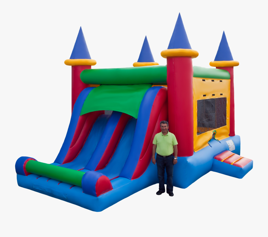 Slider Image - Inflatable Bouncy Castle Combo, Transparent Clipart