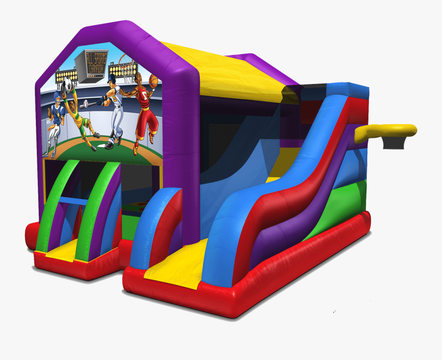 Transparent Dunk Tank Clipart - Inflatable Castle, Transparent Clipart