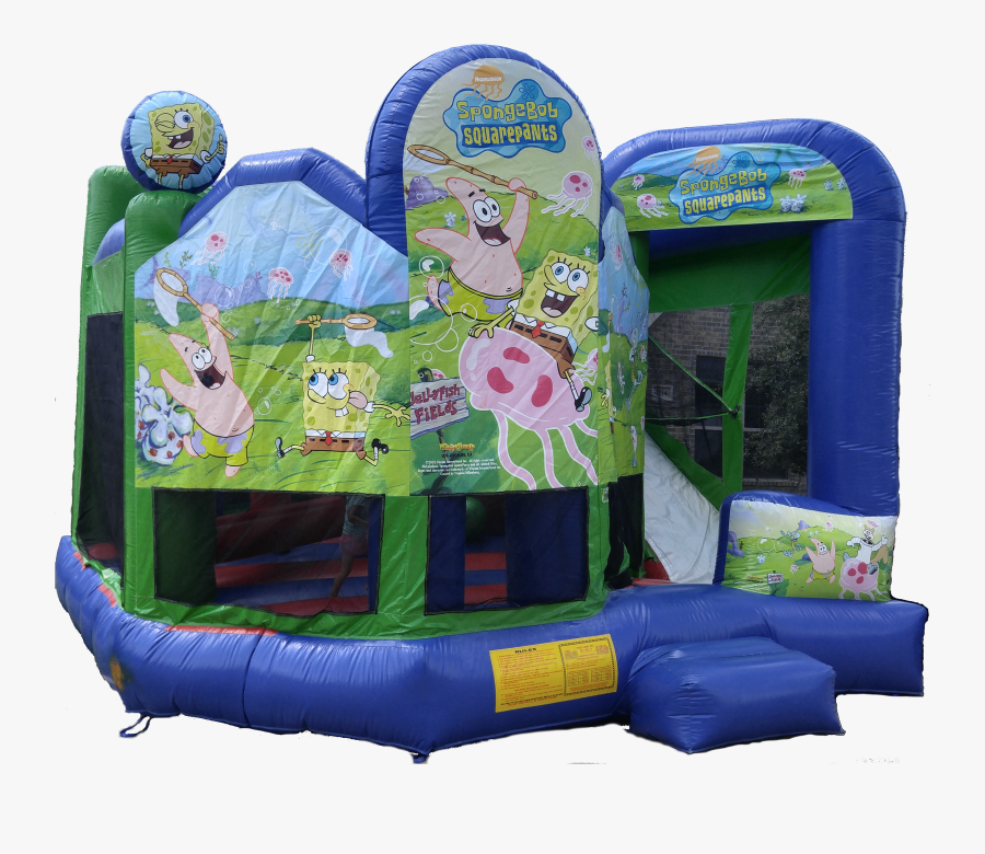 Spongebob Squarepants Bounce House Combo , Png Download, Transparent Clipart