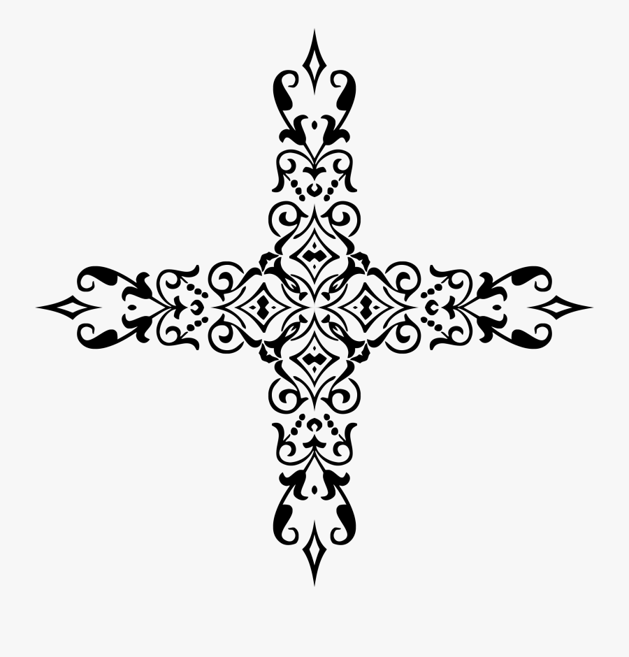 Cross Divider Clipart - Christian Cross, Transparent Clipart