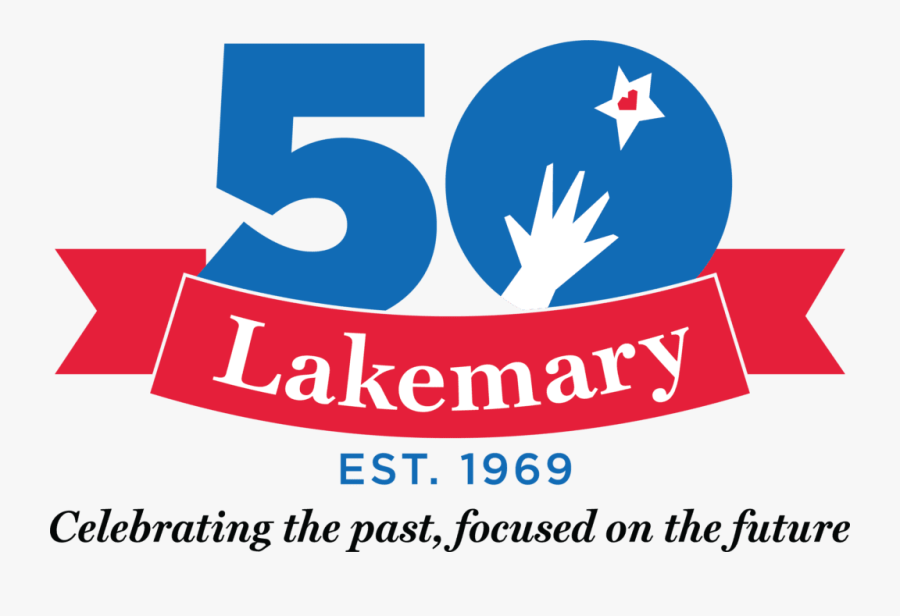 50th Lakemarylogo Primary - Emblem, Transparent Clipart