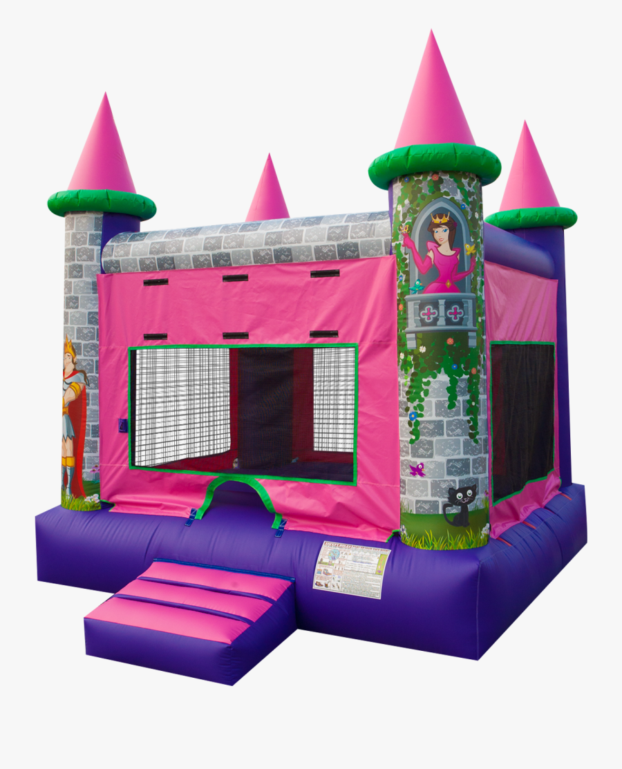 Princess Castle Bouncer - Inflatable Castle, Transparent Clipart