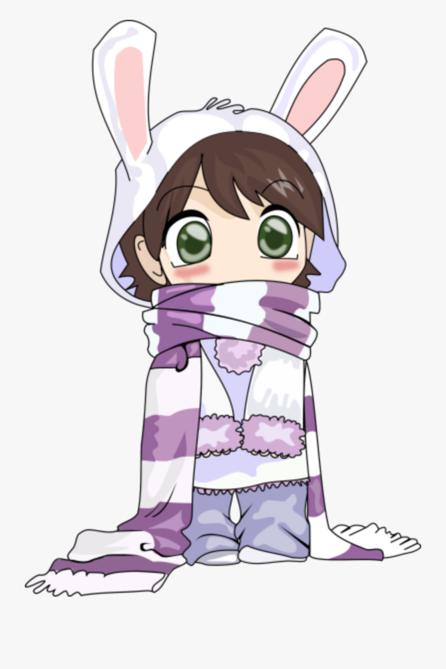 Girl Clipart Free - Clipart Girl Anime, Transparent Clipart