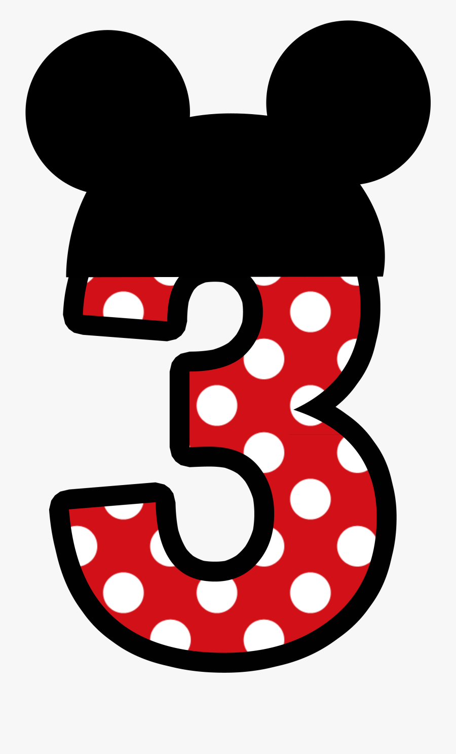 Mickey Mouse Clipart Number - Mickey Mouse Number 8, Transparent Clipart