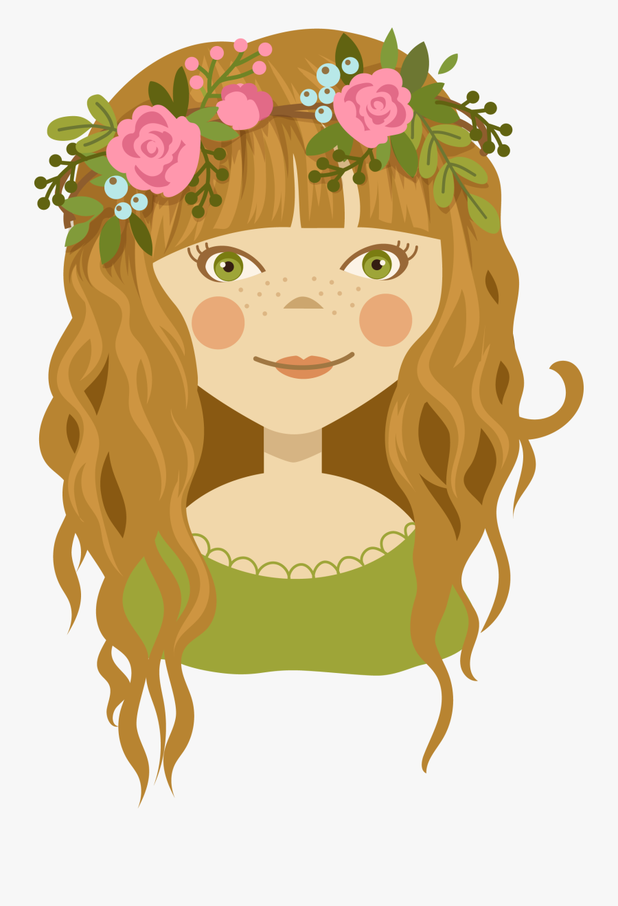 Clip Art With Banner Transparent Techflourish - Wreath Flower Crown Illustration, Transparent Clipart