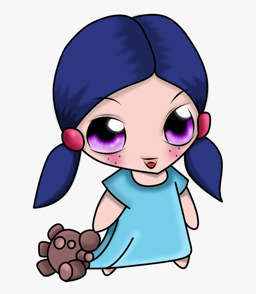 Chibi Little Girl By Citronade-arts - Chibi Little Girl, Transparent Clipart