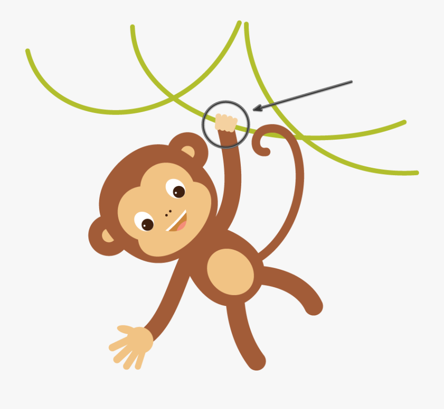 How To Create A - Hanging Monkey Clipart, Transparent Clipart