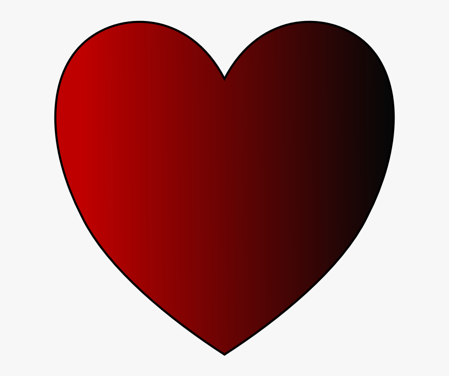 Deep Red Heart Emoji, Transparent Clipart