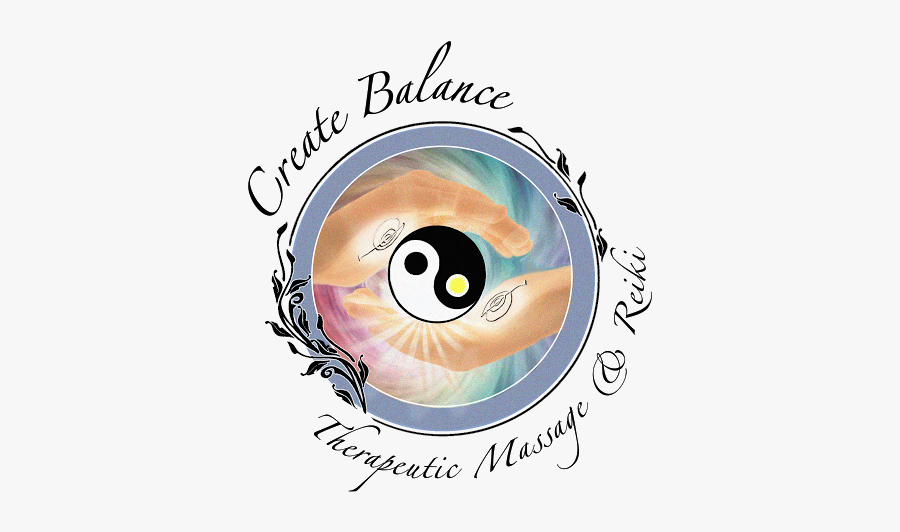 Create Balance Massage Reiki - Circle, Transparent Clipart