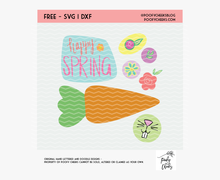 Free Easter Cut Files For Silhouette And Cricut Cutting - Illustration, Transparent Clipart