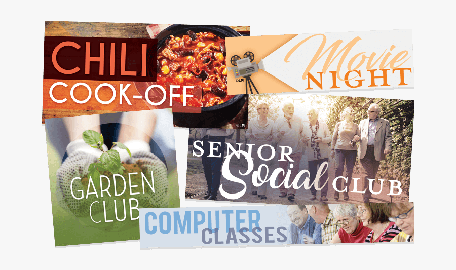 Examples Of Clip Art For Senior Center Programs - Banner, Transparent Clipart