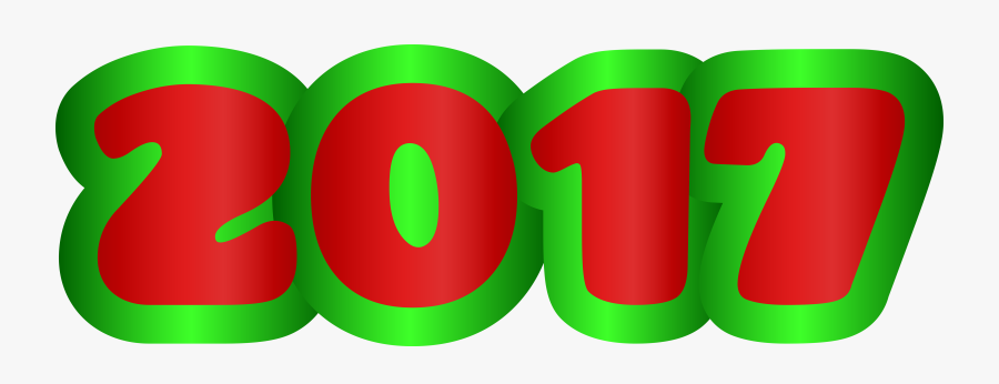 Years Free Clipart 2017 - Circle, Transparent Clipart