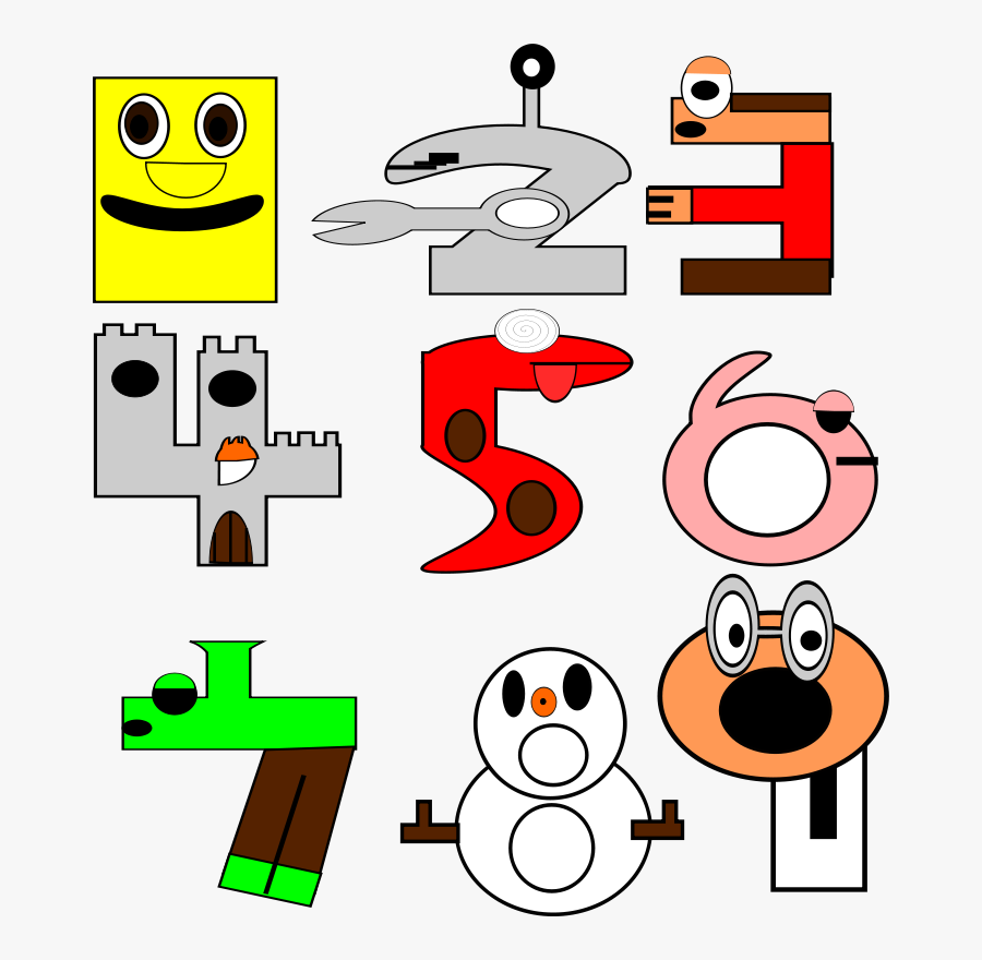 Numbers - Numbers Clip Art, Transparent Clipart