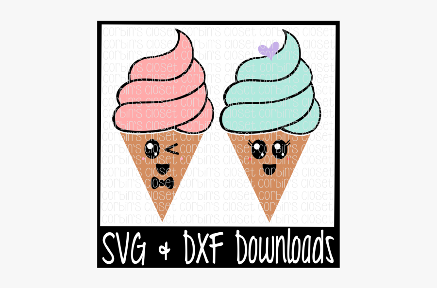 Cross Clipart Svg Cricut - Ice Cream Cone, Transparent Clipart