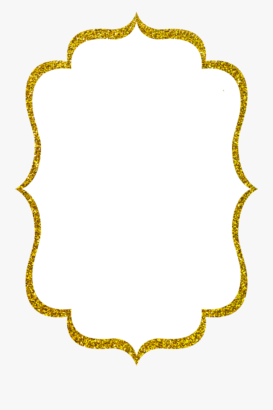 Gold Glitter Frame Png , Free Transparent Clipart - ClipartKey